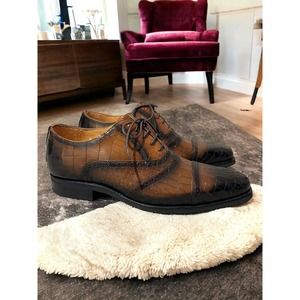 Jepsengord Men's Real Leather Dress Shoes 10.5